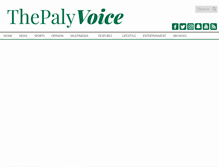Tablet Screenshot of palyvoice.com